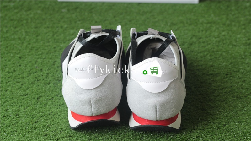 Balenciaga Race Runner Sneaker Black White Red